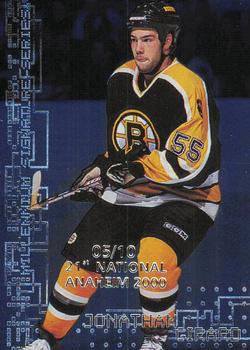 1999-00 Be a Player Millennium Signature Series - Anaheim National Sapphire #28 Jonathan Girard Front