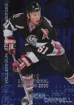1999-00 Be a Player Millennium Signature Series - Anaheim National Sapphire #32 Brian Campbell Front