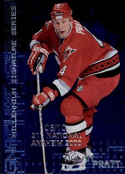 1999-00 Be a Player Millennium Signature Series - Anaheim National Sapphire #54 Nolan Pratt Front