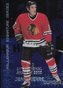 1999-00 Be a Player Millennium Signature Series - Anaheim National Sapphire #57 Jean-Pierre Dumont Front