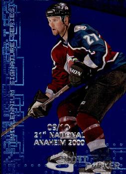 1999-00 Be a Player Millennium Signature Series - Anaheim National Sapphire #64 Scott Parker Front