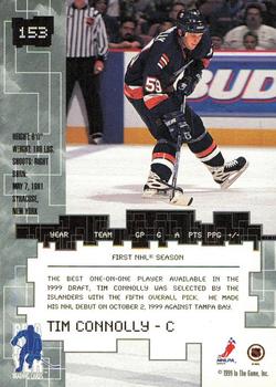 1999-00 Be a Player Millennium Signature Series - Anaheim National Sapphire #153 Tim Connolly Back