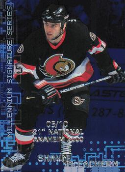 1999-00 Be a Player Millennium Signature Series - Anaheim National Sapphire #176 Shawn McEachern Front