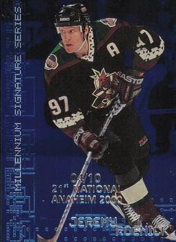 1999-00 Be a Player Millennium Signature Series - Anaheim National Sapphire #190 Jeremy Roenick Front