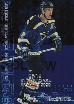 1999-00 Be a Player Millennium Signature Series - Anaheim National Sapphire #203 Al MacInnis Front