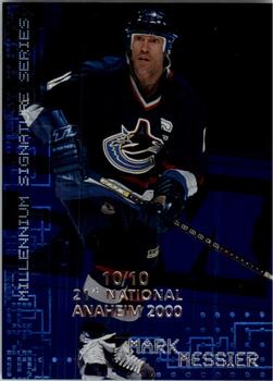 1999-00 Be a Player Millennium Signature Series - Anaheim National Sapphire #235 Mark Messier Front