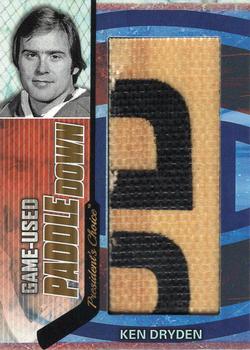2020-21 President's Choice Game-Used - Paddle Down #PD-13 Ken Dryden Front