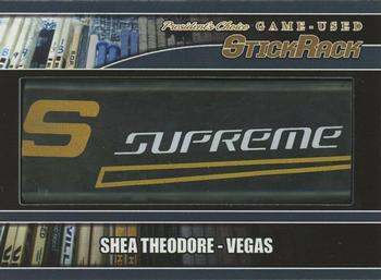 2020-21 President's Choice Game-Used - StickRack #SR-81 Shea Theodore Front