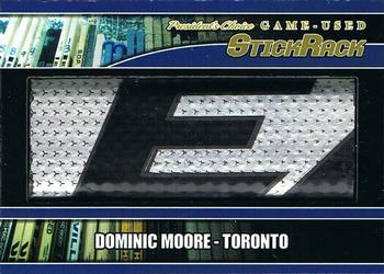2020-21 President's Choice Game-Used - StickRack #SR-133 Dominic Moore Front