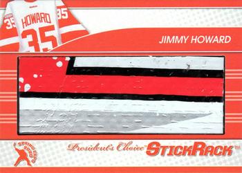 2020-21 President's Choice Game-Used - 2020 Spring Expo Redemption Red #NNO Jimmy Howard Front