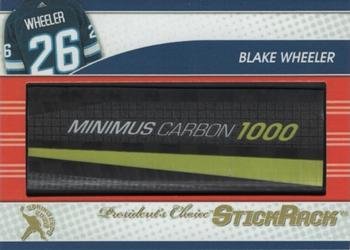2020-21 President's Choice Game-Used - 2020 Spring Expo Redemption Gold #NNO Blake Wheeler Front