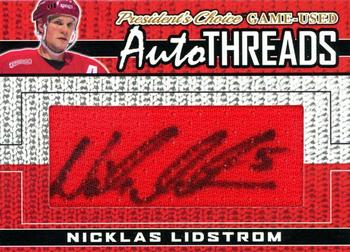 2018-19 President's Choice Game-Used - AutoThreads #AT-1 Nicklas Lidstrom Front