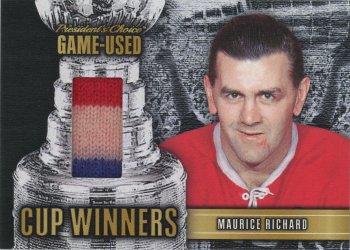 2018-19 President's Choice Game-Used - Cup Winners #CW-5 Maurice Richard Front