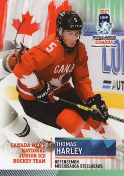 2020 BY Cards Team Canada IIHF U20 World Championship (Unlicensed) #CAN/U20/2021-07 Thomas Harley Front