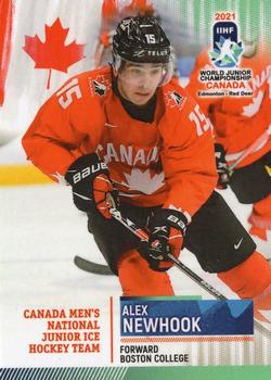 2020 BY Cards Team Canada IIHF U20 World Championship (Unlicensed) #CAN/U20/2021-16 Alex Newhook Front