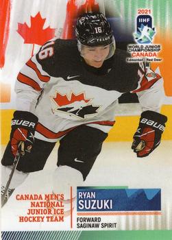 2020 BY Cards Team Canada IIHF U20 World Championship (Unlicensed) #CAN/U20/2021-17 Ryan Suzuki Front