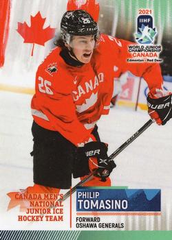 2020 BY Cards Team Canada IIHF U20 World Championship (Unlicensed) #CAN/U20/2021-23 Philip Tomasino Front