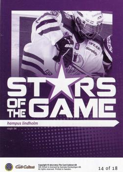 2012-13 SHL Elitset - Stars of the Game #14 Hampus Lindholm Back