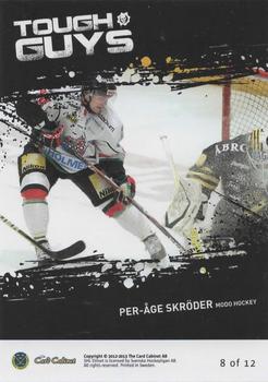 2012-13 SHL Elitset - Tough Guys #8 Per-Åge Skröder Back