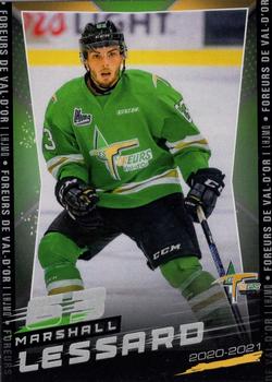 2020-21 Val-d'Or Foreurs (QMJHL) #11 Marshall Lessard Front
