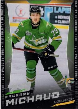 2020-21 Val-d'Or Foreurs (QMJHL) #13 Zackary Michaud Front