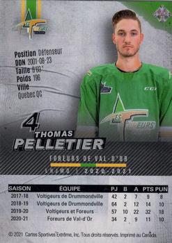 2020-21 Val-d'Or Foreurs (QMJHL) #16 Thomas Pelletier Back