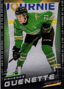2020-21 Val-d'Or Foreurs (QMJHL) #20 Maxence Guenette Front