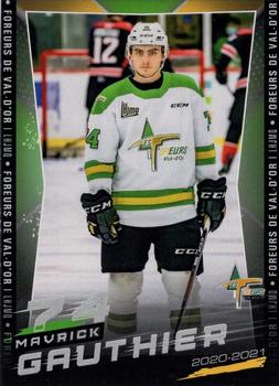 2020-21 Val-d'Or Foreurs (QMJHL) #23 Mavrick Gauthier Front