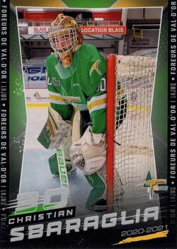2020-21 Val-d'Or Foreurs (QMJHL) #24 Christian Sbaraglia Front
