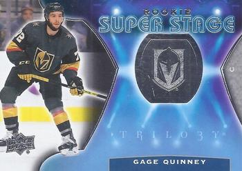 2020-21 Upper Deck Trilogy - Rookie Super Stage #RSS-2 Gage Quinney Front