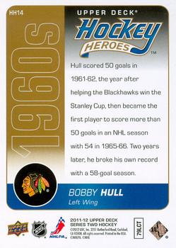2011-12 Upper Deck - Hockey Heroes: 1960s #HH14 Bobby Hull Back