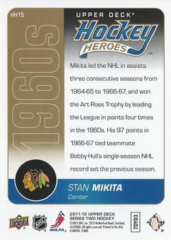 2011-12 Upper Deck - Hockey Heroes: 1960s #HH15 Stan Mikita Back