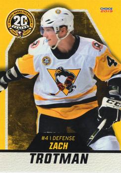 2018-19 Choice Wilkes-Barre/Scranton Penguins (AHL) #8 Zach Trotman Front