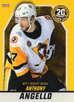 2018-19 Choice Wilkes-Barre/Scranton Penguins (AHL) #24 Anthony Angello Front