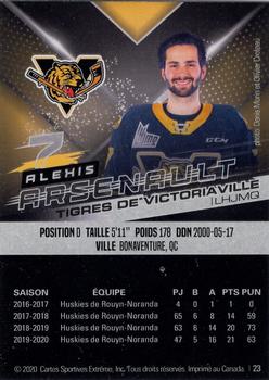 2020-21 Extreme Victoriaville Tigres (QMJHL) Update #23 Alexis Arsenault Back