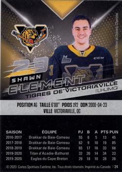 2020-21 Extreme Victoriaville Tigres (QMJHL) Update #24 Shawn Element Back