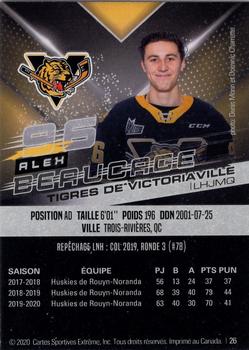 2020-21 Extreme Victoriaville Tigres (QMJHL) Update #26 Alex Beaucage Back