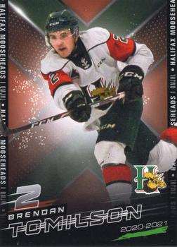 2020-21 Extreme Halifax Mooseheads (QMJHL) #2 Brendan Tomilson Front