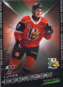 2020-21 Extreme Halifax Mooseheads (QMJHL) #5 Lucas Robinson Front