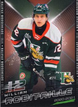 2020-21 Extreme Halifax Mooseheads (QMJHL) #8 William Robitaille Front