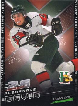 2020-21 Extreme Halifax Mooseheads (QMJHL) #15 Alexandre David Front