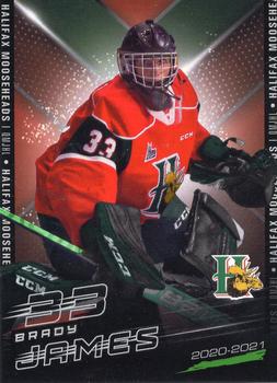 2020-21 Extreme Halifax Mooseheads (QMJHL) #16 Brady James Front