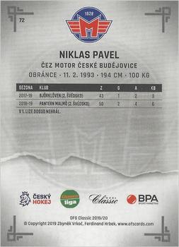2019-20 OFS Classic Chance liga #72 Niklas Pavel Back