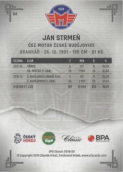 2019-20 OFS Classic Chance liga - Sand #63 Jan Strmen Back