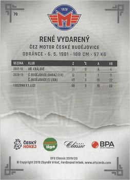 2019-20 OFS Classic Chance liga - Sand #78 Rene Vydareny Back