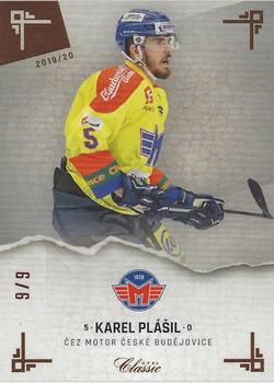 2019-20 OFS Classic Chance liga - Leather #65 Karel Plasil Front