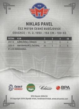 2019-20 OFS Classic Chance liga - Magma #72 Niklas Pavel Back