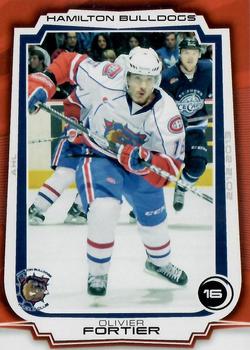 2012-13 Extreme Hamilton Bulldogs (AHL) #16 Olivier Fortier Front