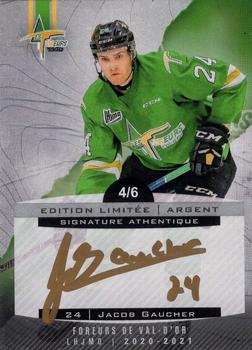 2020-21 Val-d'Or Foreurs (QMJHL) - Autographs Silver #6 Jacob Gaucher Front