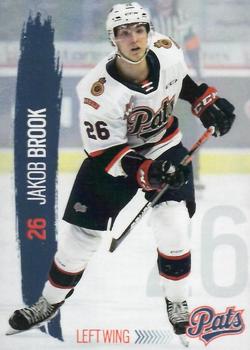 2020-21 Regina Pats (WHL) #NNO Jakob Brook Front
